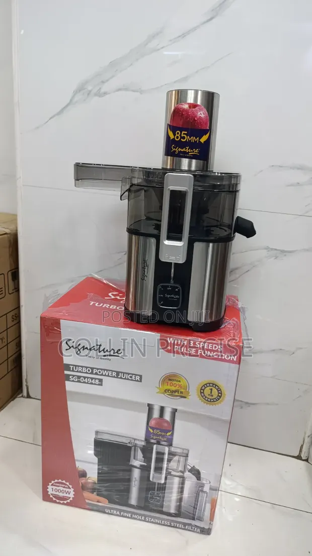 Signature 1000W Power Juicer - 3 Speeds + Pulse - 1