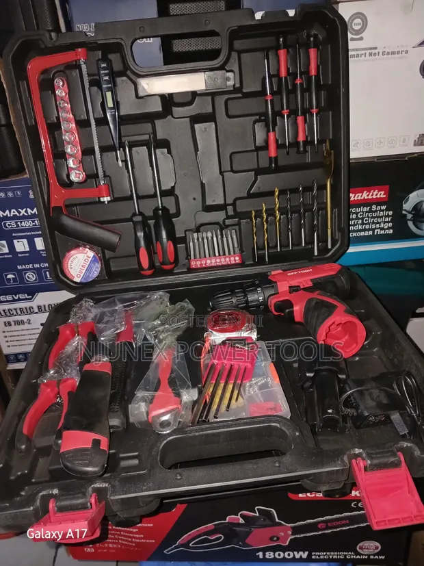 EFFtool 12V Cordless Drill Set (Vipande 100) - 1