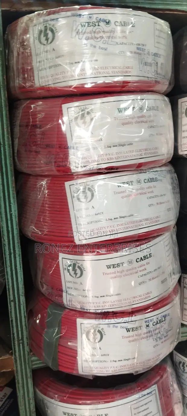 Brand New 1.5mm Single Core Electrical Cable (90m) - 1