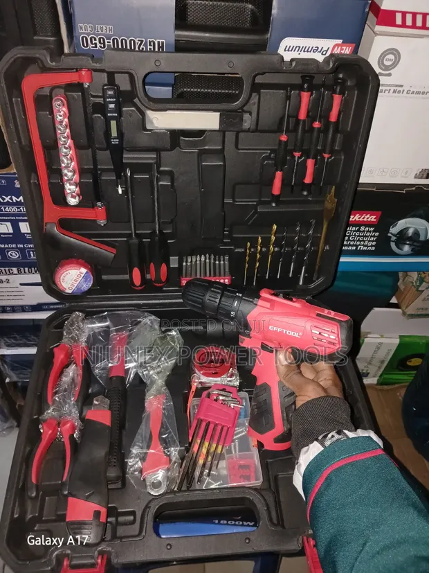 EFFtool 12V Cordless Drill Set - 100 Pieces - 1