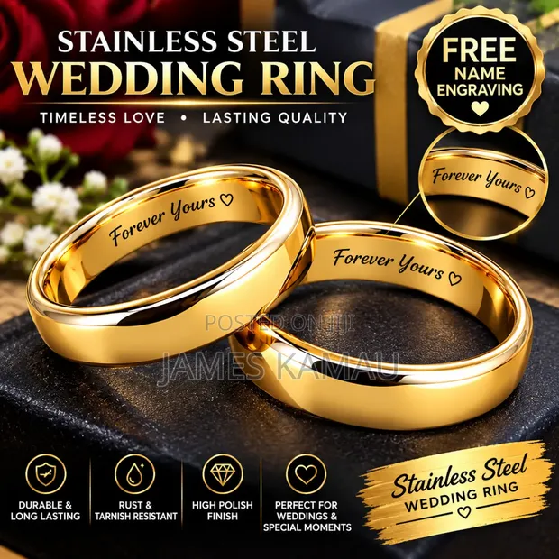 Classy Wedding Rings - Stainless Steel - 1