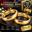 Classy Wedding Rings - Stainless Steel - 1