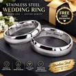 Classy Wedding Rings - Stainless Steel - 2