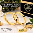 Classy Wedding Rings - Stainless Steel - 3