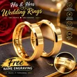 Classy Wedding Rings - Stainless Steel - 5