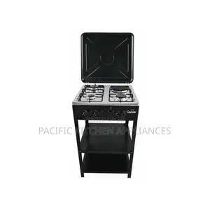 OLELON Free Standing Gas Cooker - 3 Gas Burners + 1 Electric Hot Plate