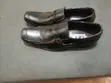 Viatu vya Ngozi Nyeusi vya Kuingiza vya Wanaume - 1