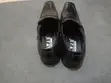 Viatu vya Ngozi Nyeusi vya Kuingiza vya Wanaume - 3