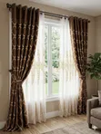 3-Piece Curtain Set with Sheer Panels - 2