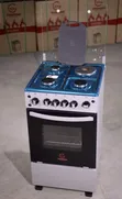Eurochef Jiko la Kusimama la Gesi 3 + Hotplate ya Umeme 1 - 1
