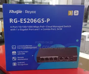 Ruijie RG-ES206GS-P 6-Port Gigabit PoE Smart Cloud Managed Switch