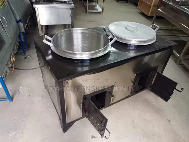 Jiko la Boiler la Shule la Chuma cha Kutuoa / Jiko la Kuokoa Nishati (60L x 60L) - 1
