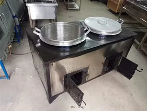 Jiko la Boiler la Shule la Chuma cha Kutuoa / Jiko la Kuokoa Nishati (60L x 60L)
