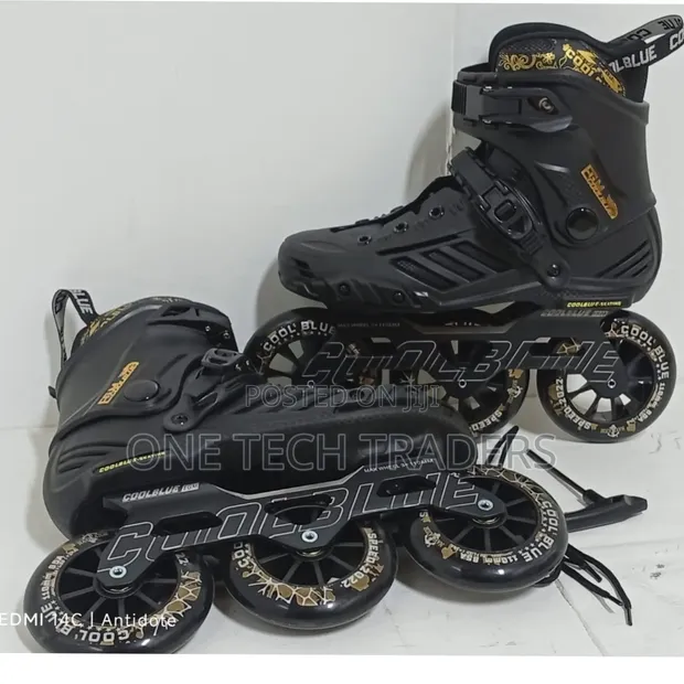 Inline Skates 3-Wheel Hard Boot 110mm Wheels - 1