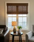 Natural Bamboo Roller Shades | Window Blinds - 2