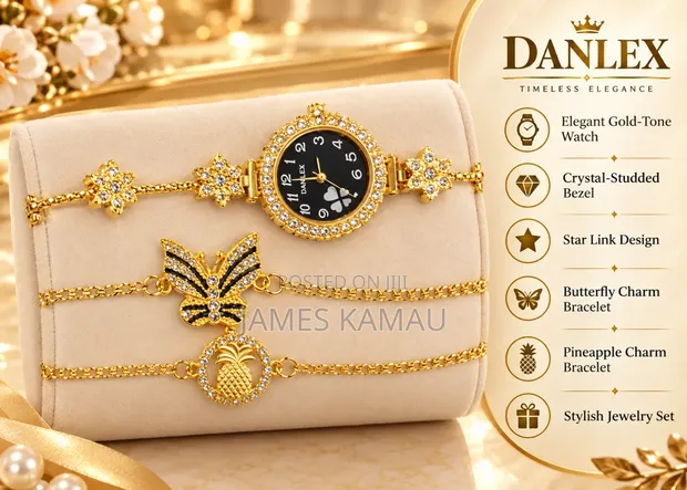 Classy Curren Watch with Two Bracelets - 1