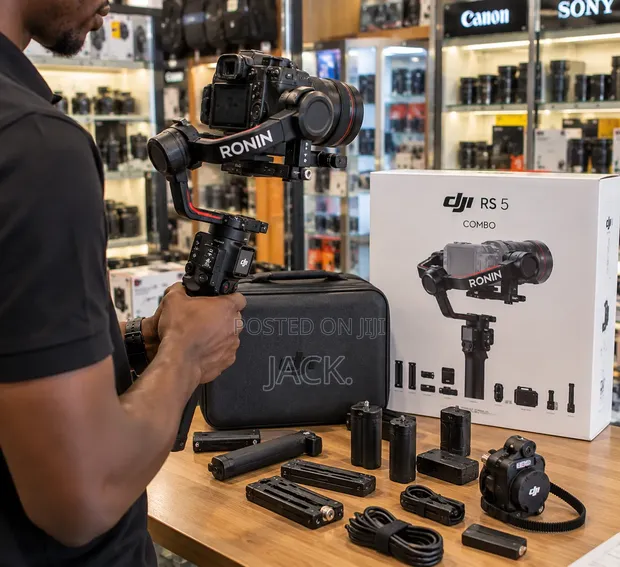 DJI RS 5 Combo Gimbal ya Kamera - 1