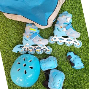 Sketi Kamili za Roller, Saizi 31-42, Bluu na Pinki