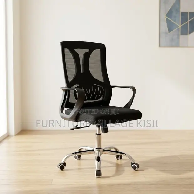 High Back Ergonomic Swivel Office Chair - 1