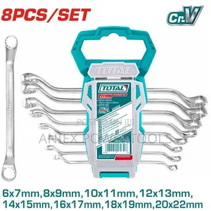 Total THT102486 8-Piece Offset Ring Spanner Set