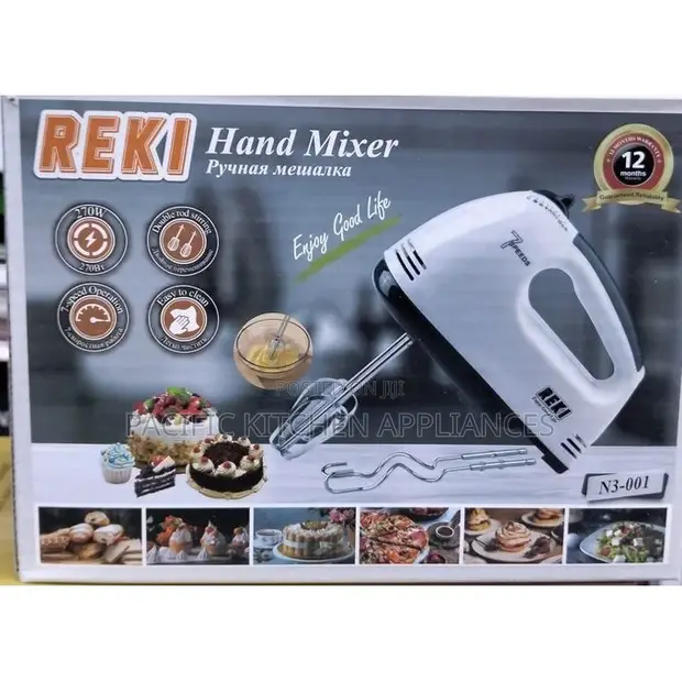 REKI Hand Mixer White - 1