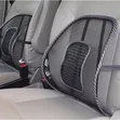 Breathable Mesh Car Seat Backrest Support with Massage Beads - 1