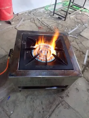 Commercial Four-Burner Gas Stove