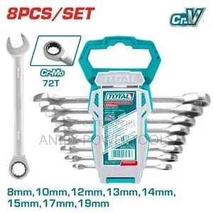 Total THT102RK086 8-Piece Ratchet Spanner Set