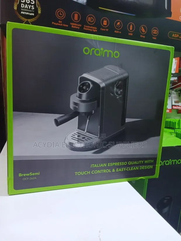 Oraimo BrewSemi Professional Espresso Coffee Maker - 1