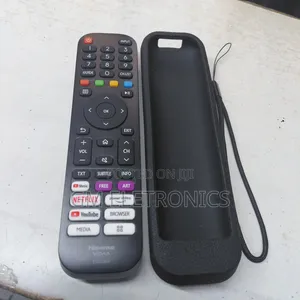 Original Hisense Vidaa Remote with Silicone Case & Batteries