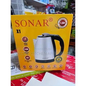 Sonar 1.8L Stainless Steel Electric Kettle - 1500W