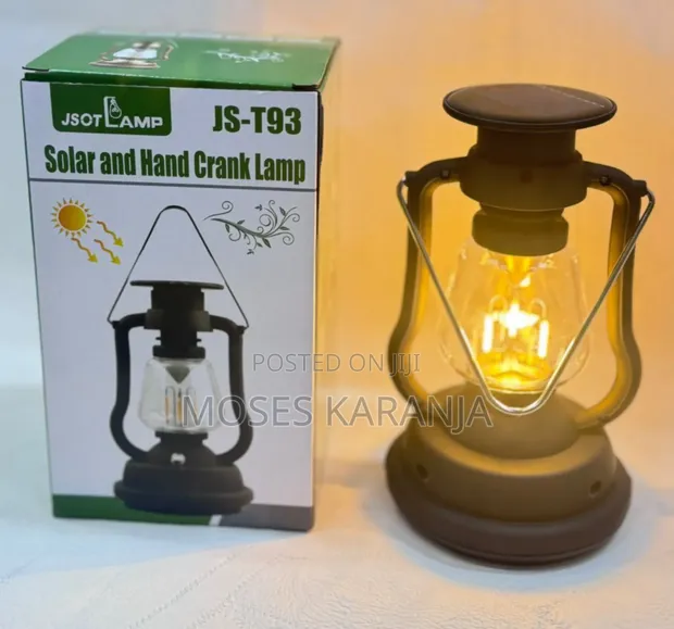 Solar & Hand Crank Emergency LED Lamp - 1