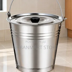 19 Litre Stainless Steel Bucket with Lid