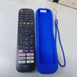 Remote Asili ya Hisense Vidaa na Kesi ya Silicone ya Bluu na Betri - 2