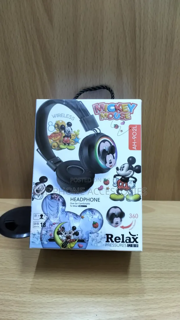 Mickey Mouse Kids Wireless Headphones - 1