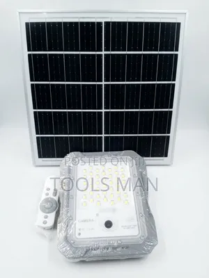 Solar Flood Light with Camera and Remote