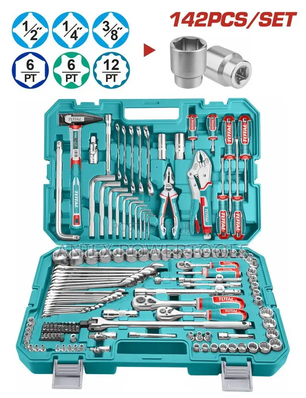 Total THKTHP 142-Piece Combination Tools Set - 1