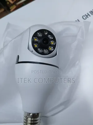 V380 Pro Bulb CCTV WiFi Camera for Room Monitoring