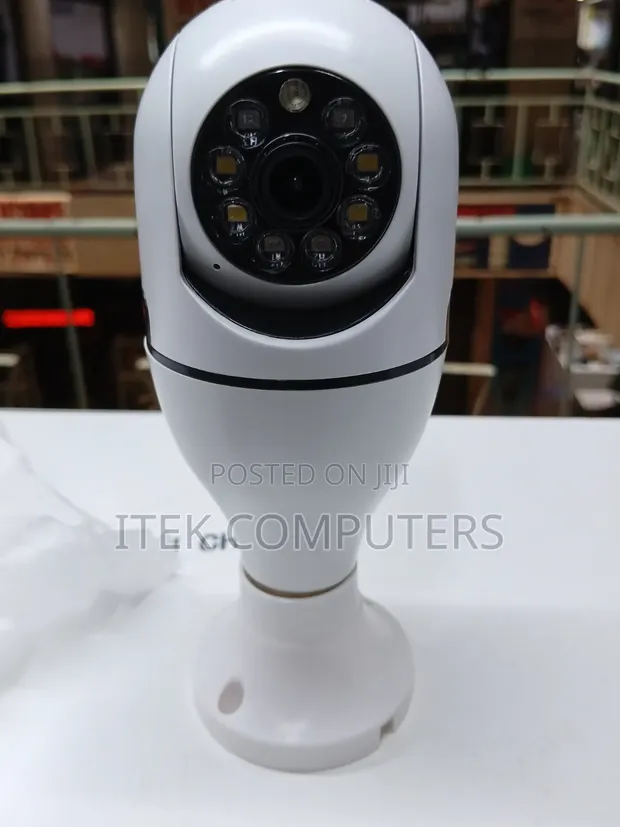 V380 Pro Bulb WiFi CCTV Camera for Entrance Monitoring - 1
