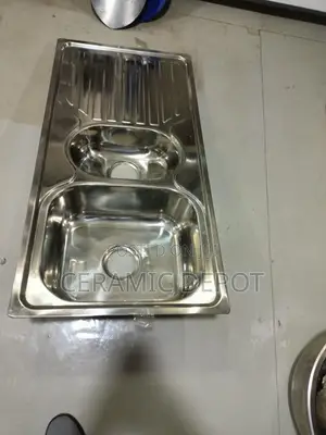 Stainless Steel Sink 1.5 Bowl with Drainer 100x50cm