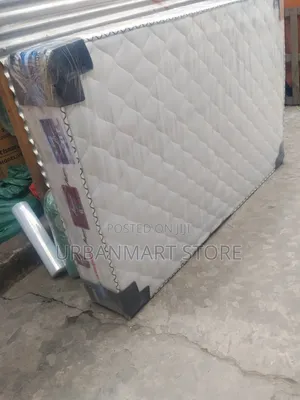 Menejei Orthopedic Spring Mattress 4x6 10 Inch Nyeupe