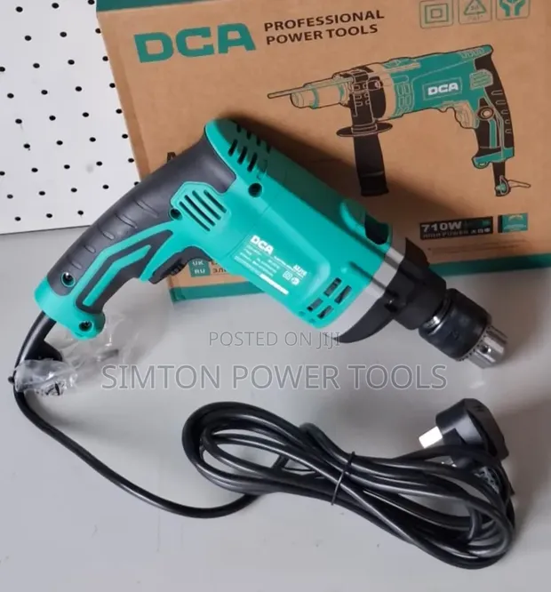 DCA 710W Impact Drill ya Umeme - 1