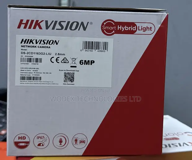Hikvision Smart Hybrid Light Fixed Dome Network Camera - 1