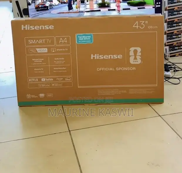 Hisense 43" Smart Frameless TV - 2 Year Warranty - 1