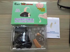 Rechargeable Digital Hearing Amplifier - Beige