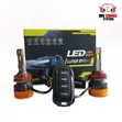 Tri-Color LED Headlight Bulb Kit H4 H11 with Remote - 1