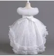 Girls Princess Gown Dress - White - 2