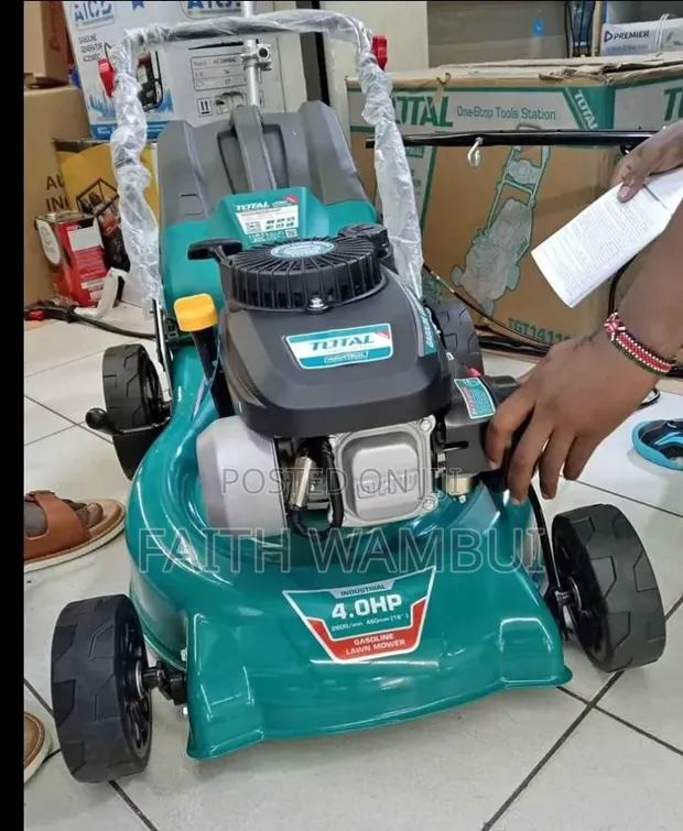 4HP Industrial Lawn Mower - 3000W Gasoline - 1