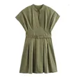 Short Ladies Dress - Rangi Mbalimbali - 3