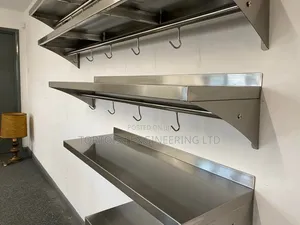 Stainless Steel Wall Mounted Shelves - Commercial Storage